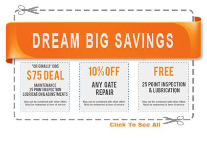 Dream Special Coupons Granada Hills Gate Repair